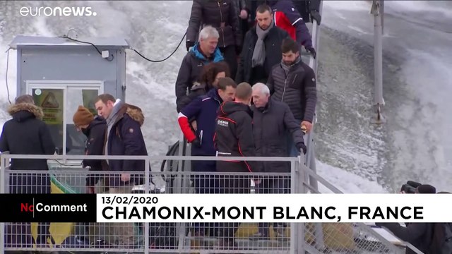 Emmanuel Macron dans le massif du mont Blanc, pour un futur virage écologique ?