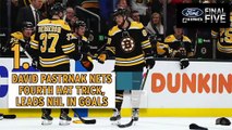 Ford Final Five: David Pastrnak Reaches 40 Goals In A Season For First Time