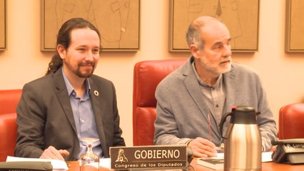 Pablo Iglesias comparece en el Congreso