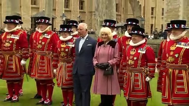 The Prince of Wales and The Duchess of Cornwall visit the Tower of London