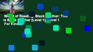World of Reading: Black Panther: This is Black Panther (Level 1): Level 1  For Kindle