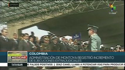 Colombia: víctimas de 'falsos positivos' en plantón por la verdad