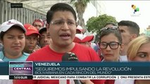 Juventud venezolana marcha en apoyo a la Revolución Bolivariana