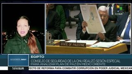 Consejo de Seguridad de la ONU rechazó el llamado "Acuerdo del Siglo"