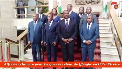 Affi chez Duncan pour évoquer le retour de Gbagbo en Côte d'Ivoire