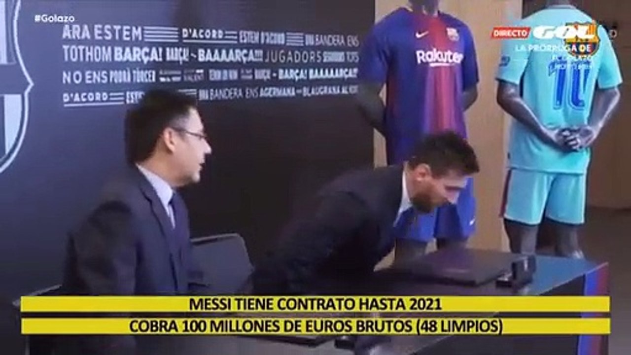 MESSI "ME QUISE IR DEL BARCELONA"