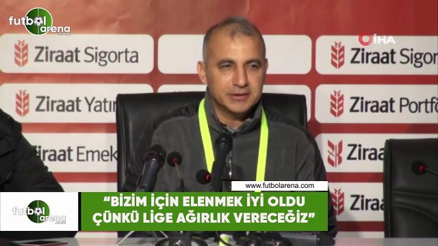 Mehmet Şimşek: “Bizim için elenmek iyi oldu çünkü lige ağırlık vereceğiz”