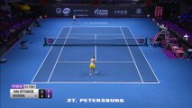 Kvitova battles into St. Petersburg quarter-final
