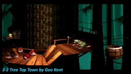 Donkey Kong Country 3-2 Tree Top Town