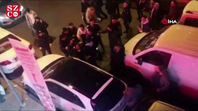 Kağıthane’de tacizci olduğu iddia edilen şahsa meydan dayağı