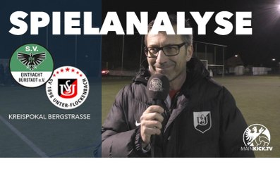 Die Spielanalyse | SV DJK Eintracht Bürstadt - SV Unter-Flockenbach (Viertelfinale, Kreispokal)