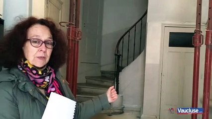 Depuis 2015, Anne Weber et les trois autres locataires d’un immeuble de la rue de la Velouterie, alertent sur de nombreuses fissures sur la bâtisse