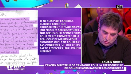 Exclusivité : Romain Goupil dévoile la lettre d'abandon de Coluche à l'élection présidentielle