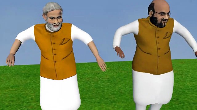 Sorry Sir _ Cartoon Comedy _ Narendra Modi _ Amit Shah _ Rahul Gandhi !! Latest funny video of indian polotocs