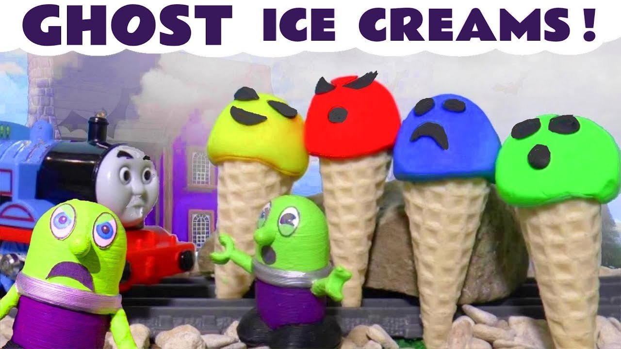 Funny Funlings Ghost Ice Creams with Thomas and Friends Toy Story 4 Disney Pixar Cars 3 McQueen and Paw Patrol in this Spooky Family Friendly Full Episode English