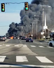 Condominium Burns in Massive Fire