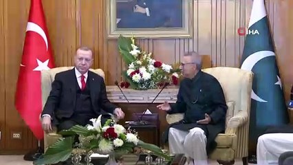 - Cumhurbaşkanı Erdoğan, Pakistan Cumhurbaşkanı Alvi ile görüştü