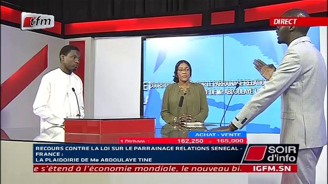 SOIR D'INFO - Français - Invité : Me ABDOULAYE TINE - Pr : BINETA DIALLO - 13 Février 2020