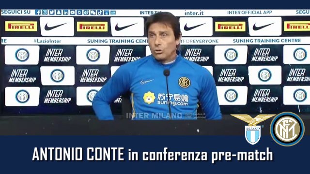 VERSO LAZIO-INTER: CONFERENZA STAMPA di ANTONIO CONTE – INTEGRALE