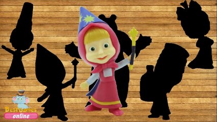 Wrong Wooden Slots  - Masha and The Bear Wooden Shapes Video for Kids