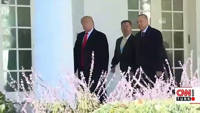 Cumhurbaşkanı Erdoğan, Trump ile görüştü