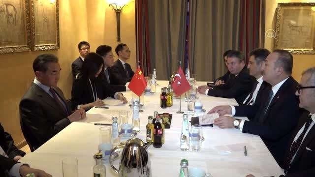 Çavuşoğlu, Çin Halk Cumhuriyeti Dışişleri Bakanı Wang Yi ile görüştü