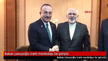Bakan çavuşoğlu iranlı mevkidaşı ile görştü