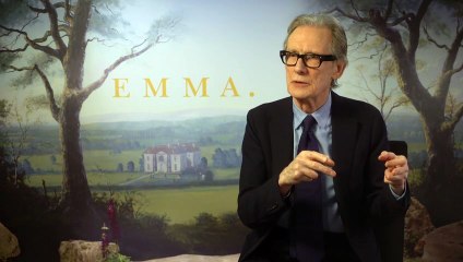 Emma: Bill Nighy talks funny looks and heavy clothes