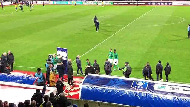 Épinal – Saint-Étienne en quart de finale de la Coupe de France au stade Marcel-Picot : sortie sous les sifflets