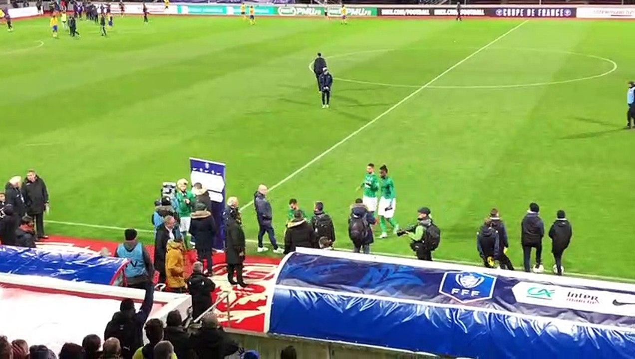 Épinal – Saint-Étienne en quart de finale de la Coupe de France au stade Marcel-Picot : sortie sous les sifflets