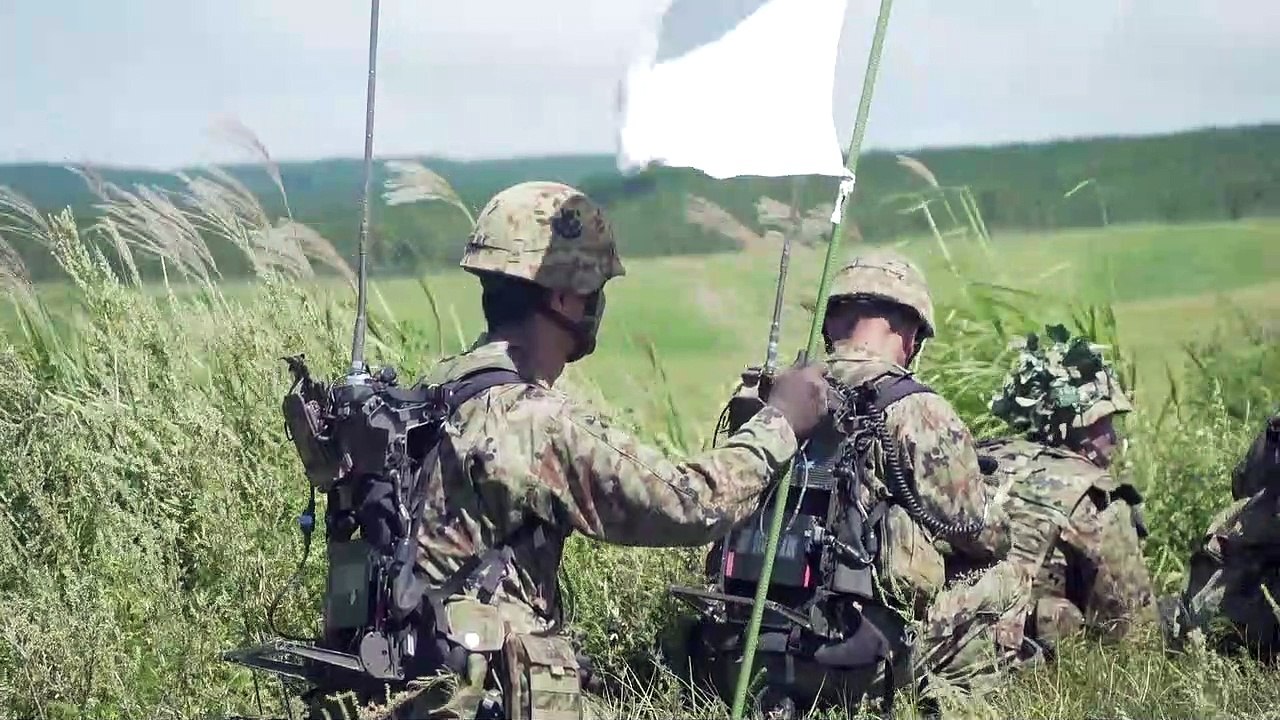Japan Ground Self-Defense Force Live Fire Range During Exercise Orient Shield