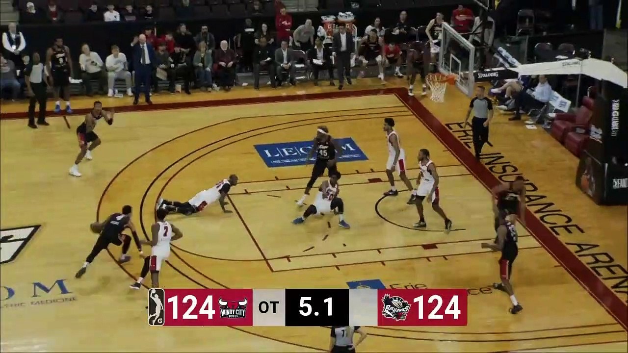 Tony Carr knocks it down as the clock expires