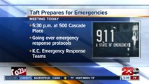 Taft prepares for emergencies