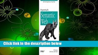 Programming the Semantic Web  Best Sellers Rank : #5
