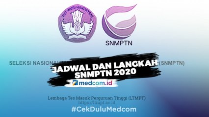 Jalur SNMPTN Dibuka, Ini Jadwal dan Cara Daftarnya