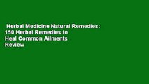Herbal Medicine Natural Remedies: 150 Herbal Remedies to Heal Common Ailments  Review
