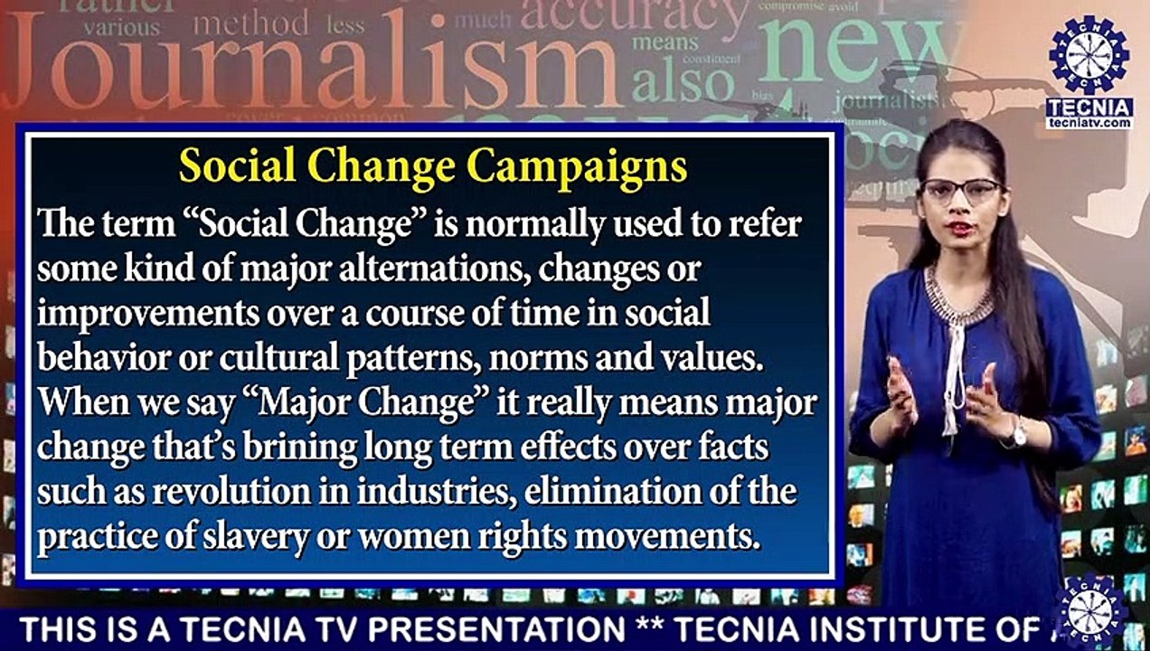 BAJMC || Ms. Mansi Chopra || Social Change Campaigns || TIAS || TECNIA TV