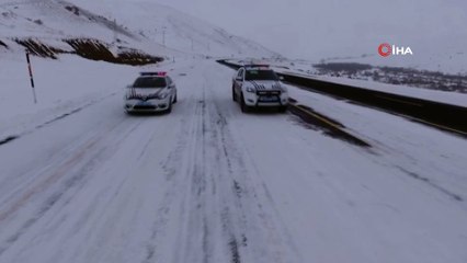 Jandarmadan drone destekli emniyet kemeri ve cep telefonu uygulaması