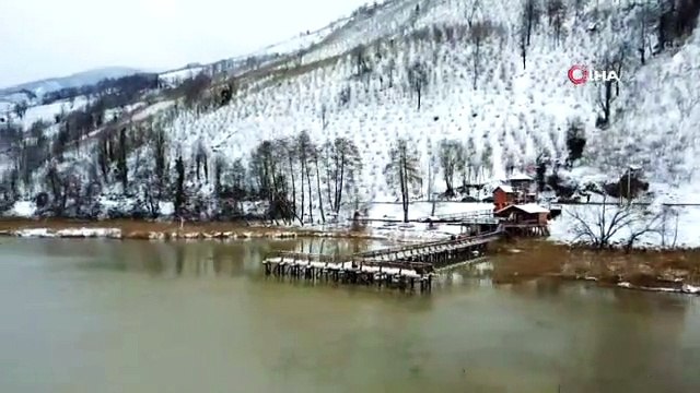 Kuş cenneti Efteni Gölü Drone ile görüntülendi