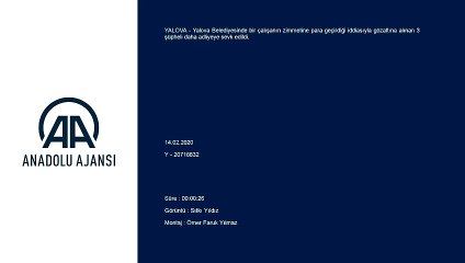 Yalova Belediyesindeki zimmet soruşturmasında 3 şüpheli daha adliyeye sevk edildi - YALOVA