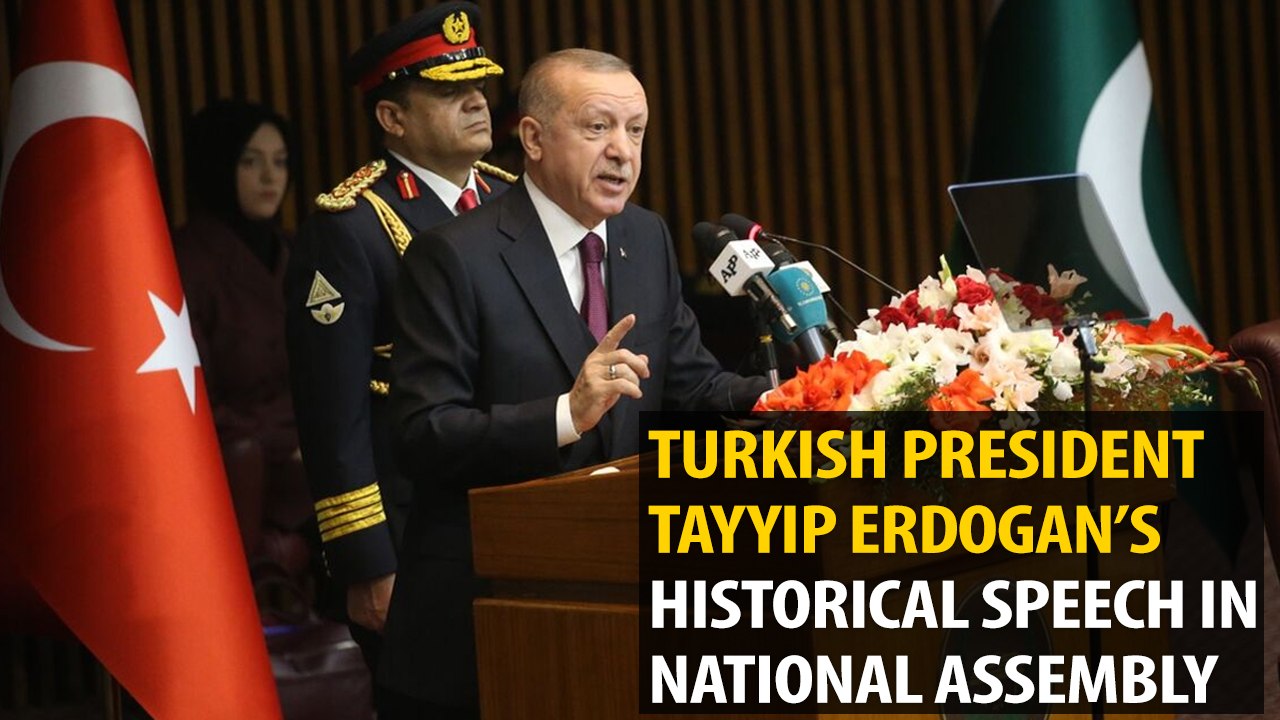 Turkish President Tayyip Erdogan's historical speech in National Assembly