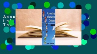 About For Books  Accounting Information Systems: The Processes and Controls  For Kindle