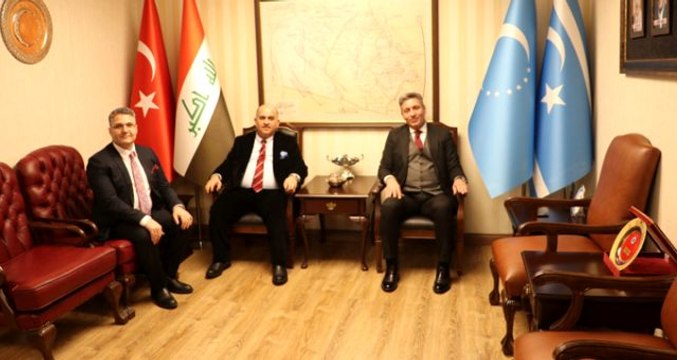 DEİK Türkiye-Irak İş Konseyi Başkanı Emin Taha'dan Irak Türkmen Cephesi Türkiye Temsilciliği'ne ziyaret