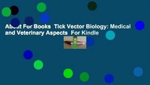 About For Books  Tick Vector Biology: Medical and Veterinary Aspects  For Kindle