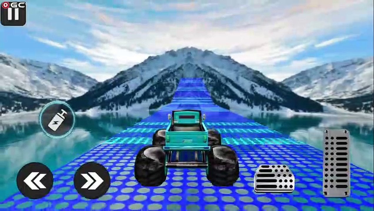 Monster Truck on Impossible Tracks - 4x4 Offroad Car Stunts Game Android GamePlay #2