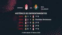 Previa partido entre Granada y Real Valladolid Jornada 24 Primera División