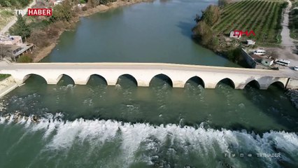 Misis Köprüsü 1700 yıllık geçmişiyle tarihe ışık tutuyor