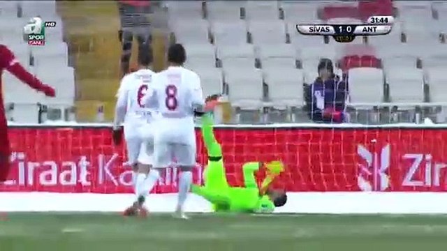 Demir Grup Sivasspor 1-1 Fraport Tav Antalyaspor Maçın Geniş Özeti ve Golleri (Ziraat Türkiye Kupası Çeyrek Final Rövanş Maçı)