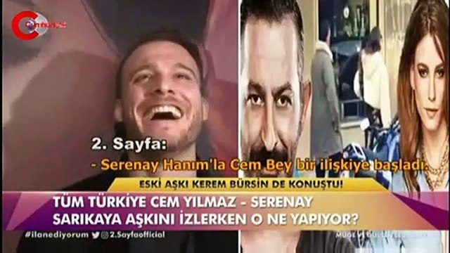 Kerem Bursin'den Serenay Sarıkaya - Cem Yılmaz açıklaması