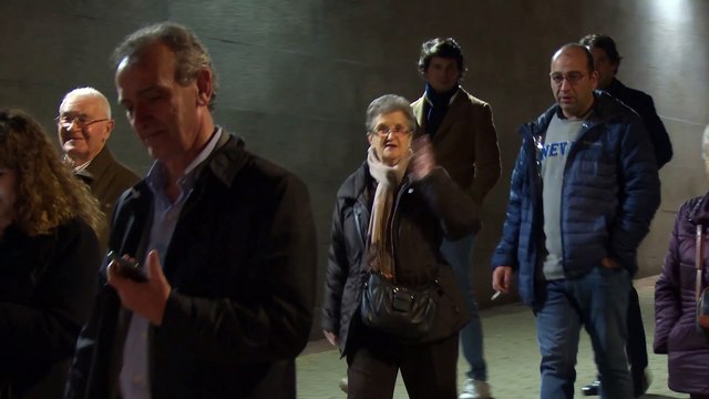 Familiares y amigos en el tanatorio para despedir a Cristina de Borbón